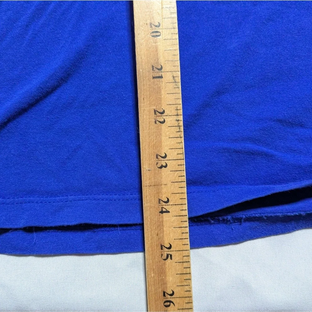 Polo Ralph Lauren Mens Large Royal Blue Short Sleeve Graphic Hooded Tee